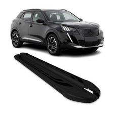 Trittbretter Seitenschweller Seitenbretter für Peugeot 2008 2020-25 Alu Schwarz