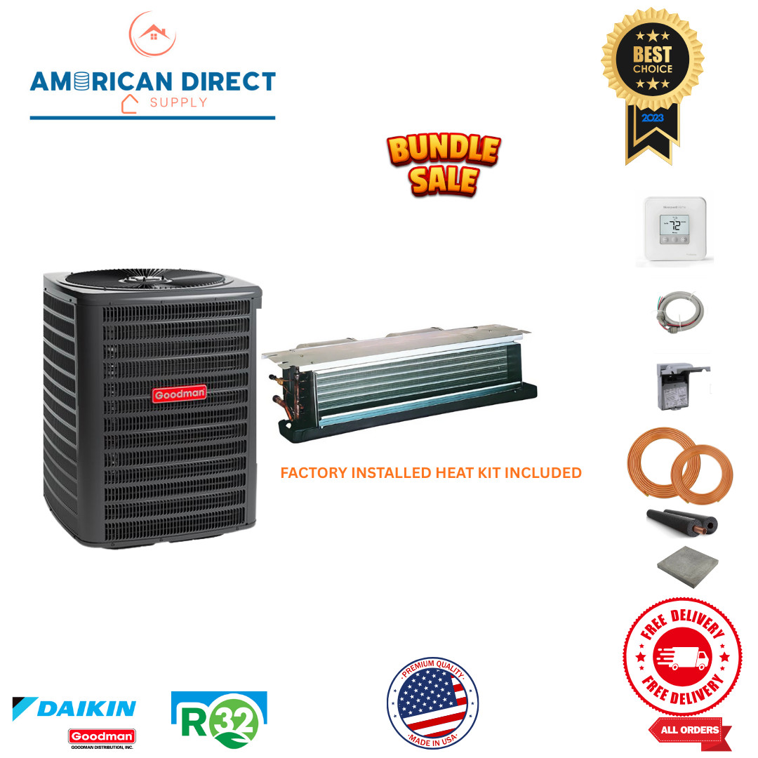 2.5 Ton Goodman AC Split System 6 KW Ceiling Mounted Air Han