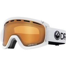 DRAGON D2 Base MTO 2 Snow Ski Goggles - WHITE  LumaLens AMBER