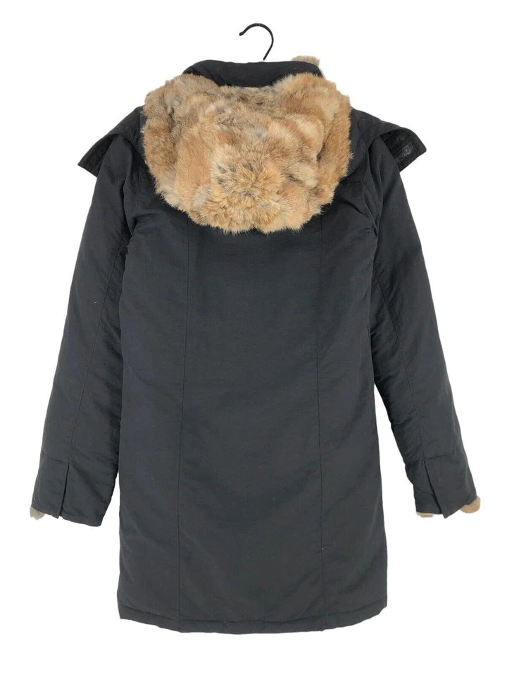 Abrigo Parka Mujer WOOLRICH Thermolite -40 Aislamiento Piel Real Plumón Talla M Foto 4 de 4