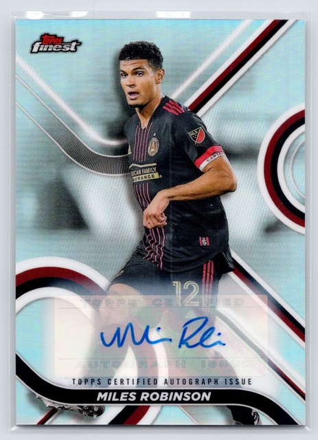 2022 Topps Finest MLS - Refractor Autographs #94 Miles Robinson (AU)