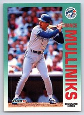 1992 Fleer - Rance Mulliniks #337