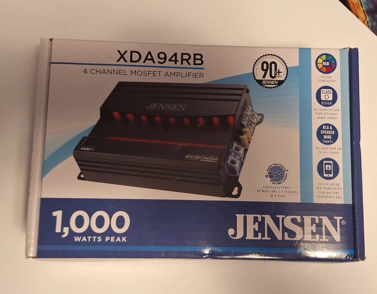 4.0 Channel Car Audio Amplifiers Jensen for sale - eBay