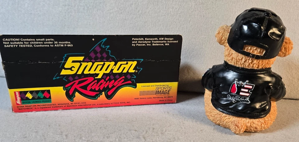 Matchbox 1994 Snap On Racing edición limitada Dale Earnhardt Sr & Teddy Bear Bank Foto 4 de 4