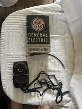Vintage GE Exposure light Meter Army General Electric camera films, plates DW-48
