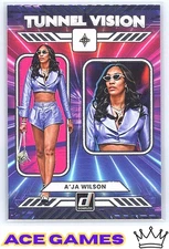 2025 Donruss WNBA #13 A'ja Wilson Tunnel Vision Las Vegas Aces