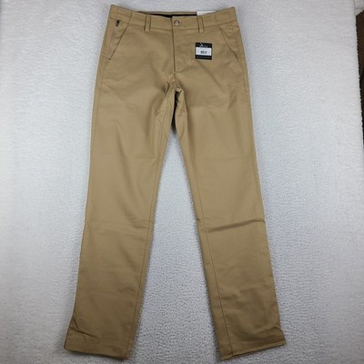 Eddie Bauer Pants Mens 33x34 Saddle Flex Work Sport Chino Performance Tech NEW
