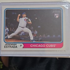 Topps 2023 Heritage Baseball Jeremiah Estrada Chicago Cubs Rookie Card #146. rookie card picture