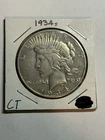 1934-S Peace Silver Dollar VF Semi Key Date