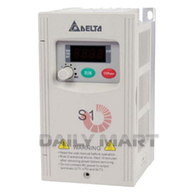 Used & Tested DELTA VFD015S21A Inverter S1 1.5KW 220V