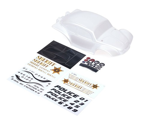 Custom Body Police Car White Buggy for ARRMA GRANITE 3S BLX Mod Required Read - Picture 4 of 11