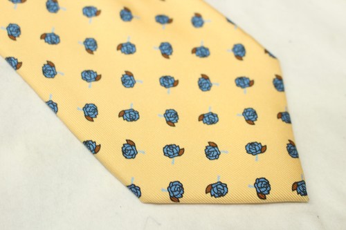 Cravate en soie, Bagheria Marine - Bleu - FABRIQUE EN ITALIE
