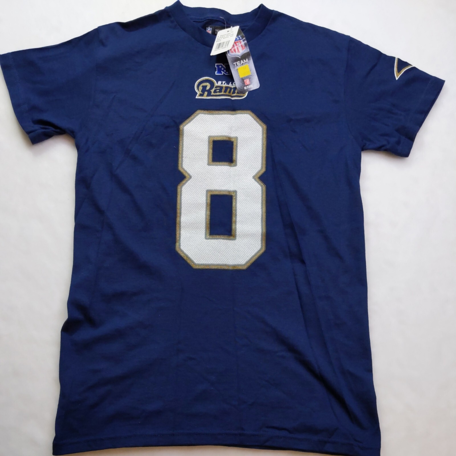 St. Louis Rams Slim-Fit Sam Bradford #8 NFL Team T -Shirt Men's Size ...