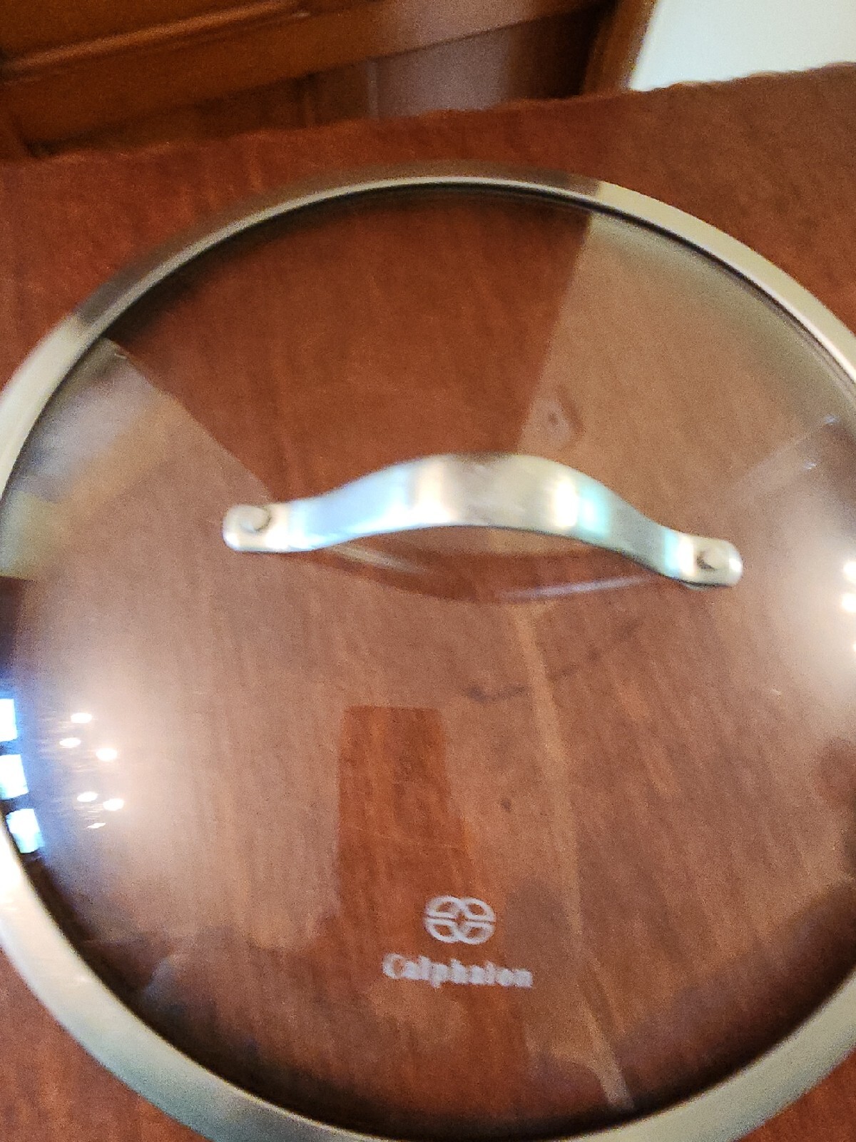 Calphalon 12" Tempered Glass & Stainless Replacement Lid Only eBay