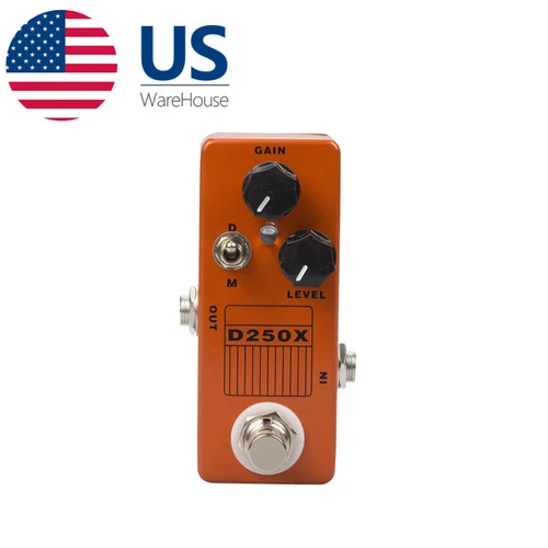 Mosky D250X Guitar Effect Pedal Preamp Overdrive Distortion Effects True Bypass