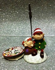 NICI CLIP PORTAFOTO IN RESINA ELFI SANTA'S HELPERS PHOTO HOLDER NATALE CHRISTMAS