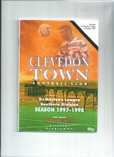 CLEVEDON v MARGATE 1997-98