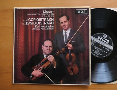 SXL 6088 ED1 Mozart Sinfonia Concertante David Igor Oistrakh EX Decca 1st WBG