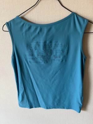 Authentic Fendi Jeans Vintage Logo Tank Top Blue Size 40