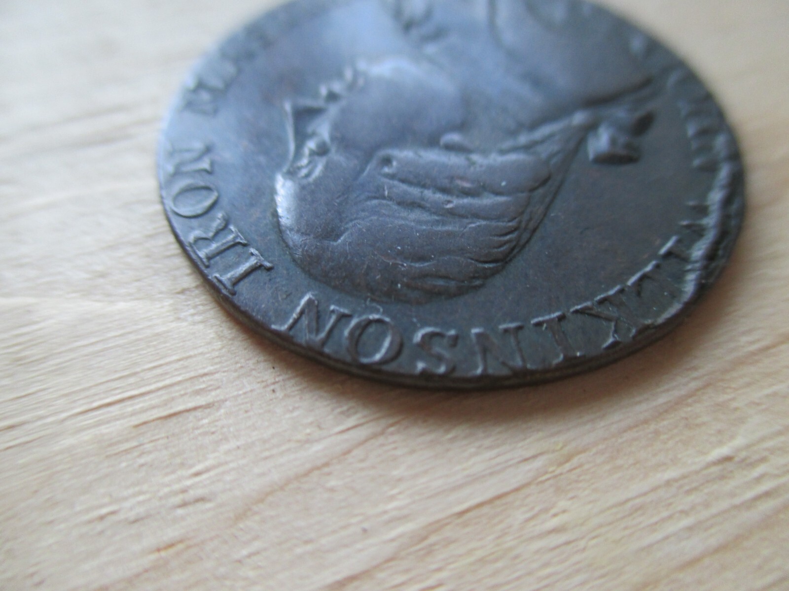 1790 John Wilkinson Iron Master Trade Token Coin eBay