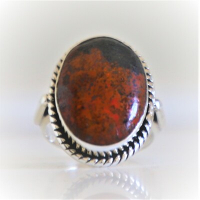 SONORA SUNRISE CUPRITE NATURAL GEMSTONE 925 STERLING SILVER JEWELRY RING 3 TO 12