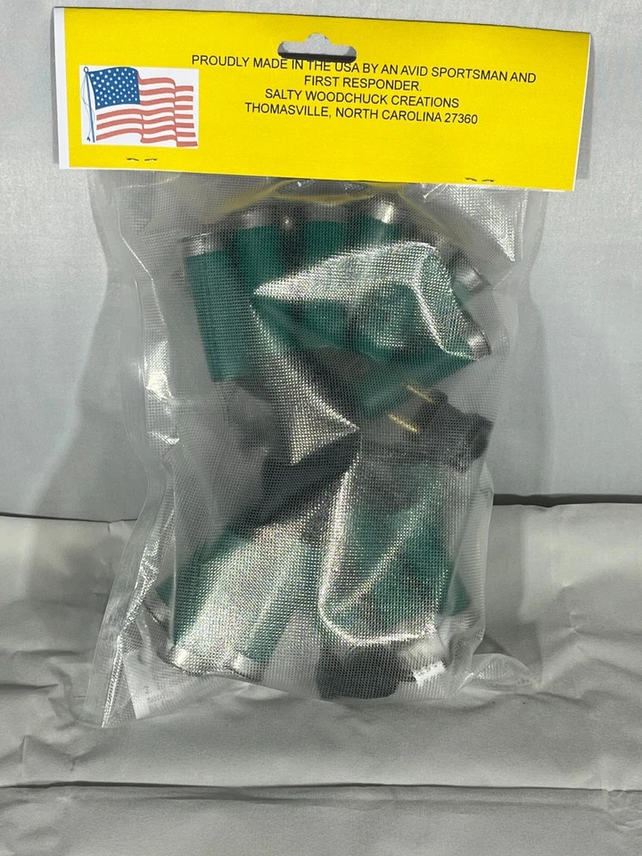 Recycled Shotgun shell lights 9ft green indoor/outdoor can use add more strings - Image 2 of 3