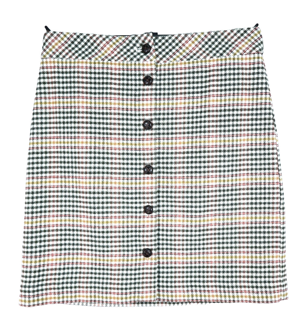 TALBOTS Women's Wool Polyester Buttoned A-Line Sk… - image 1