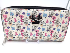 Disney Minnie Mouse Long Wallet with Zipper Very Clean