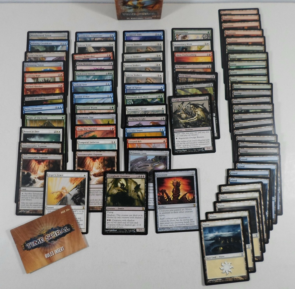 MTG 2006 TIME SPIRAL TOURNAMENT STARTER DECK 100% COMPLETE SET 75