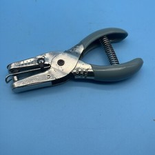 Vintage Paper King McGill Hole Punch Rubber Coated Handle USA 1960s