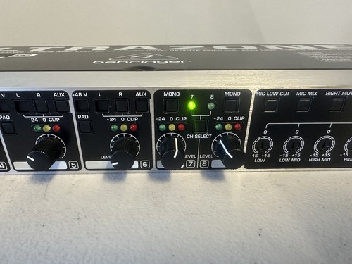 Behringer ZMX 8210 UltraZone Professional 8-Channel 3-Bus Mic/Line Mixer - Picture 7 of 7