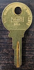 Vw Volkswagen Air Cooled Type 3 Key Blank 63-66 Curtis V-15