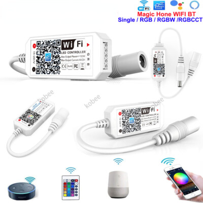 LED Single Color RGB RGBW RGBCCT Mini WIFI Music Controller DC5-24V Magic Home