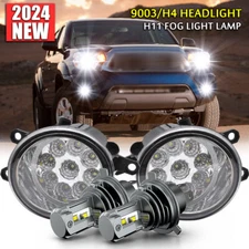 H4 Headlight High/Low Beam Bulb & H11 Fog Light Lamp for Toyota Tacoma 2012-2011