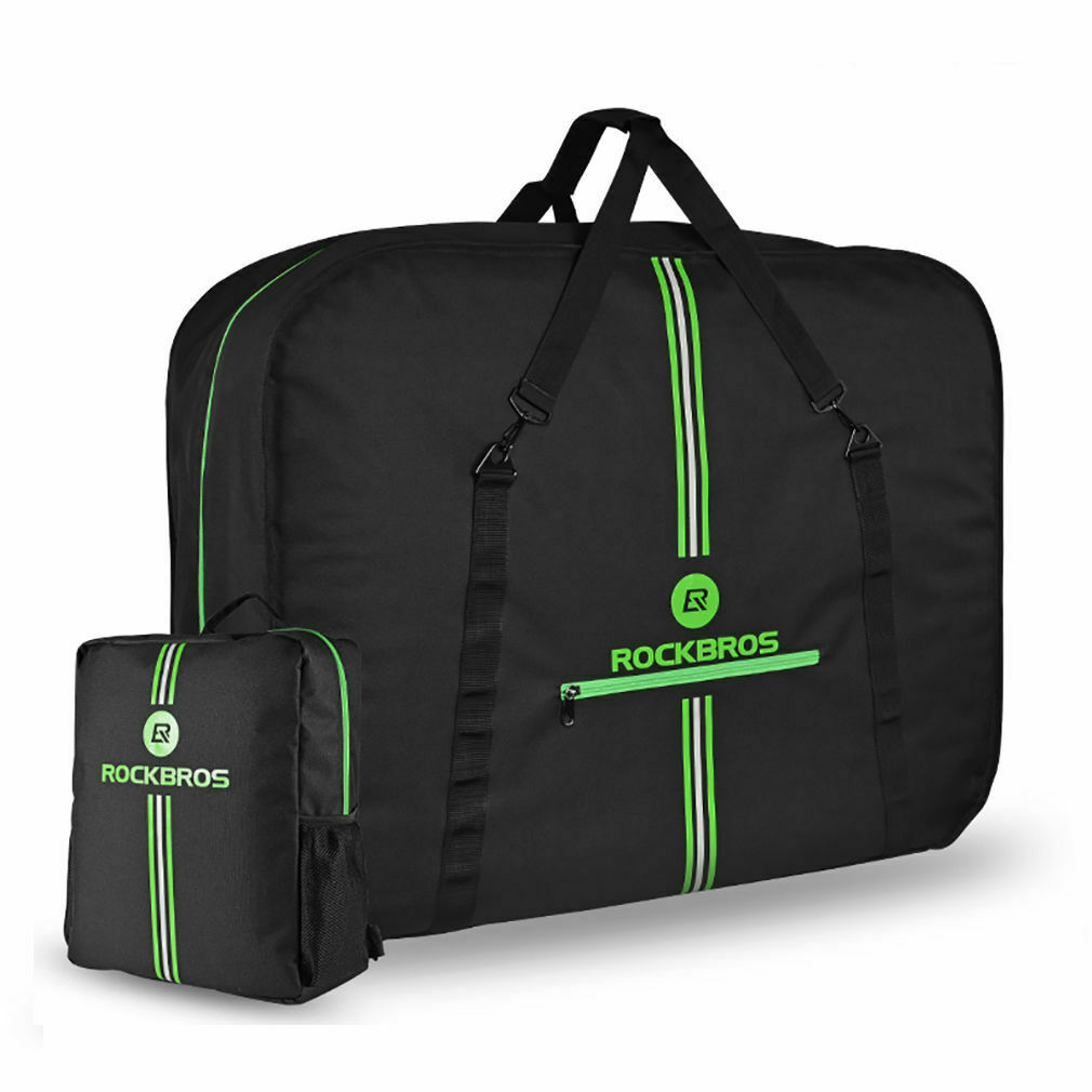 ROCKBROS Folding Bike Carrier Bags With Storage Bag High Capacity Easy