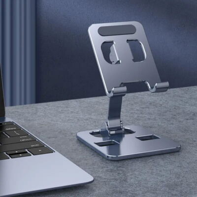 Universal Adjustable Metal Desk Tabletop Phone iPad Tablet Stand lot Foldable US