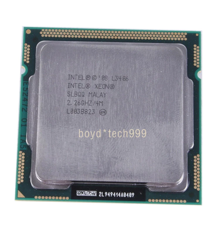 Intel Xeon L3406 2.26 GHz CPU SLBT8 2 cores 4 threads LGA1156 2267MHz Processor - Image 2 of 4