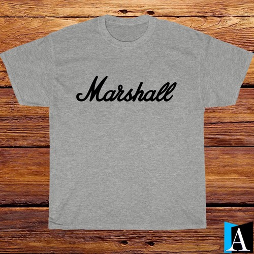 New Shirt Marshall Amplification Music Logo Black/Grey/Navy/W T-Shirt Size S-5XL - Picture 10 of 12