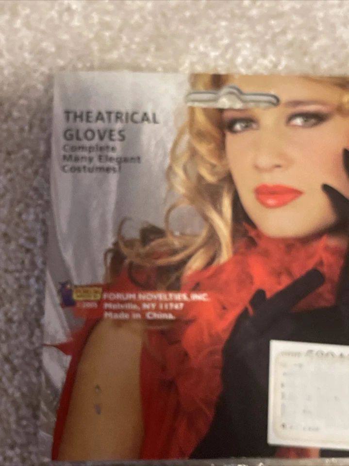 Guantes Largos Acanalados Elegante Vestir Halloween Adulto Disfraz Accesorio Negro Foto 3 de 3