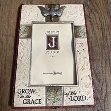 2008 NEW Roman Inc. Ceramic Engraved Confirmation Photo Frame for 4x6" photo