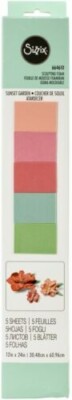 Sizzix Sculpting Foam 12''X24'' 5/Pkg Sunset Garden