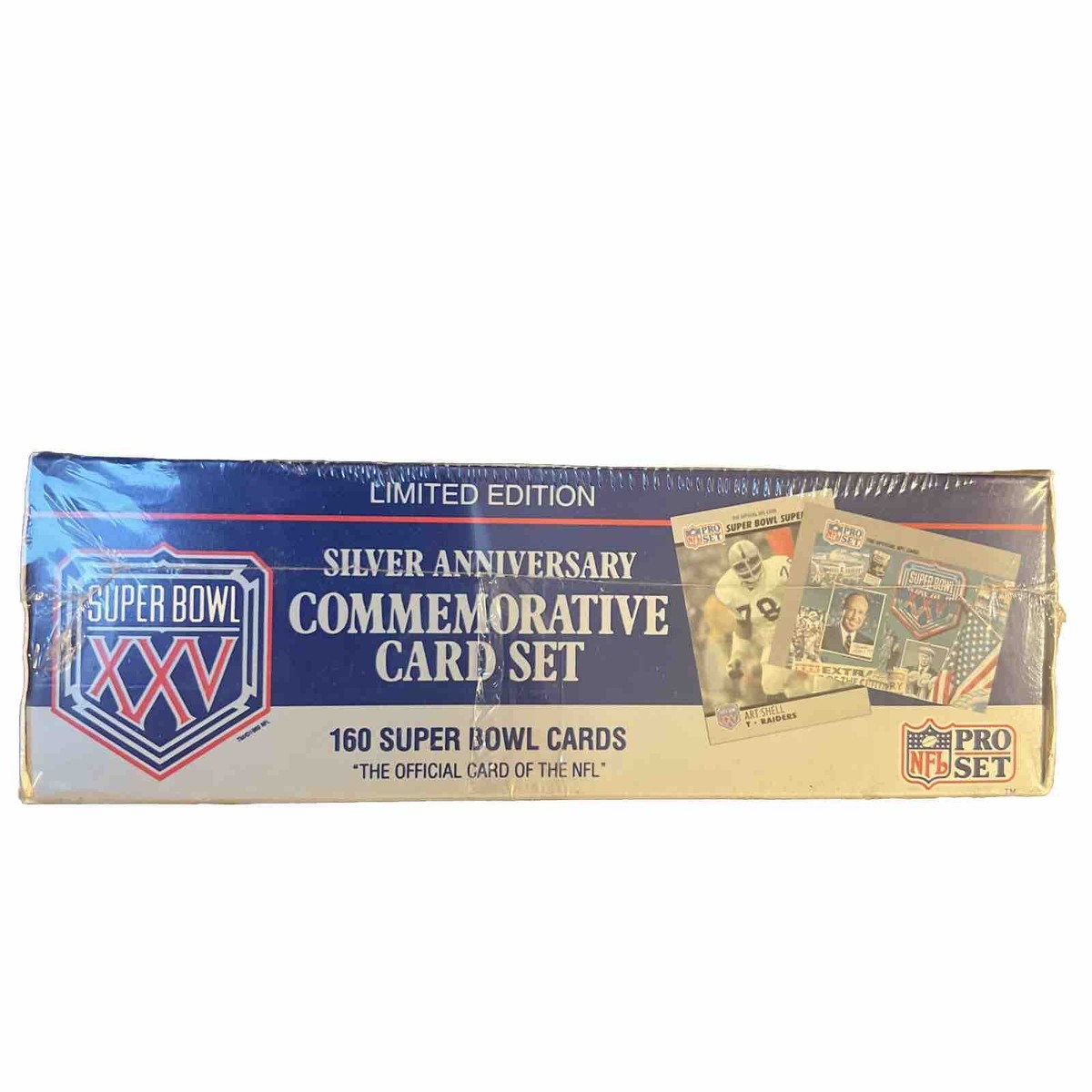 NFL Pro Set Silver Anniversary Commemorative Set Super Bowl XXV 160 cards  1990