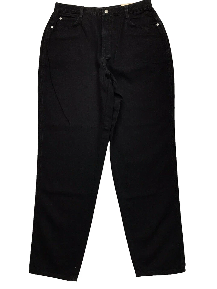 Y2K новый с Ярлыками GITANO расслабленный Jean женщин 18 (32 x 30) черный конус ноги запас ретро - Изображение 2 из 4