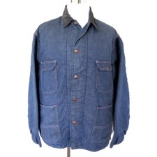 VINTAGE ORIGINAL BIG MAC LINED WORKWEAR CHORE JACKET SIZE XL 1950s MADE IN USA