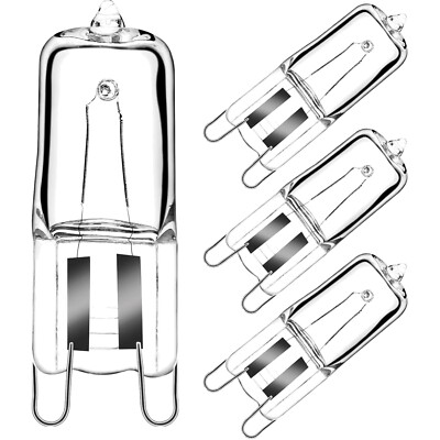 Dimmbares 4er Pack G9 Halogenlampen 33W - Warmweiß für stilvolle Beleuchtung