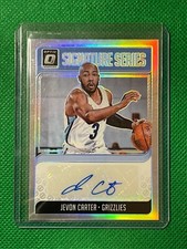 2018-19 Panini Donruss Optic Signature Series Silver Jevon Carter Rookie Auto RC