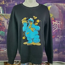 Cookie Monster Sesame Street Sweater Size Large (C41)