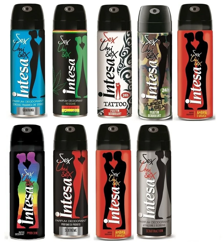 INTESA UNISEX Dream-SET Deo 9 x 125ml DEODORANT Spray