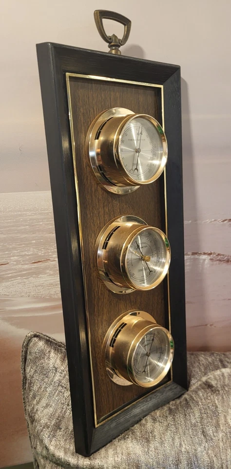 Estación meteorológica Springfield US Wall años 70: temperatura/presión atmática/humedad Foto 2 de 4