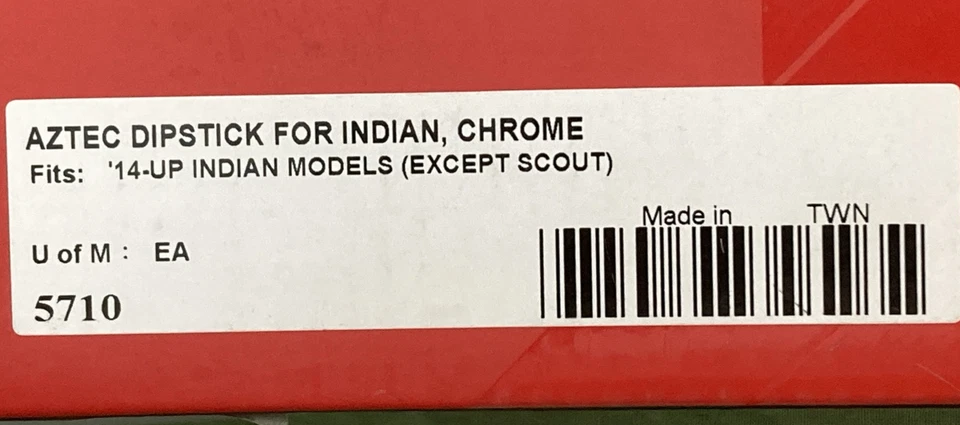 NUEVA VARILLA DE MEDICIÓN AZTECA GENUINA KURYAKYN 5710 para indio Foto 2 de 2